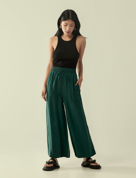 Dark Rye Linen Pants