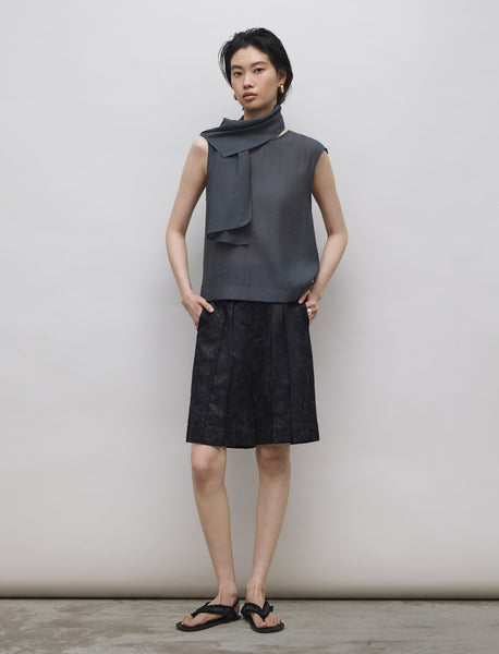 wrap-around scarf top